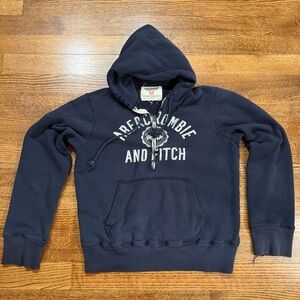 Abercrombie & Fitch Blue Sweatshirt Hoodie